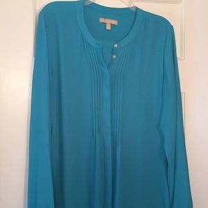 Turquoise Banana Republic Blouse